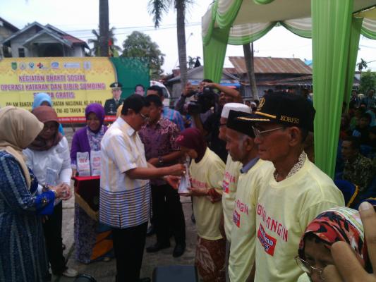 Sido Muncul Gelar Baksos di Inhil, 137 Warga Lansia Antusias ikuti Operasi Katarak Gtatis  