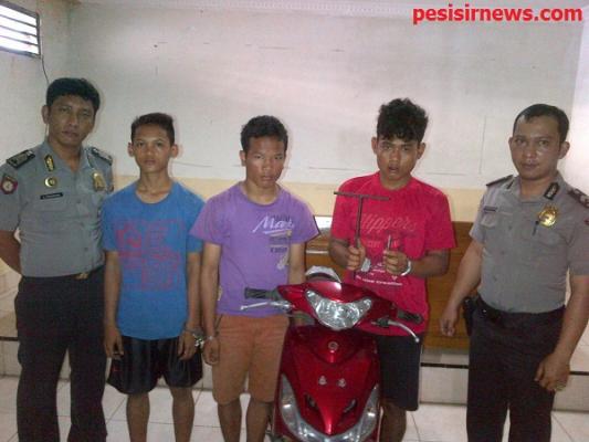 Tiga Orang Pelaku Curanmor di Ciduk Polisi