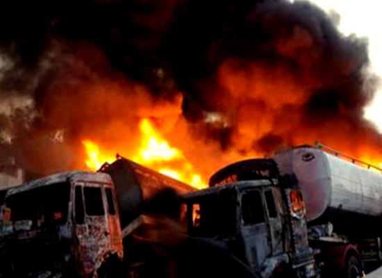 Truk Tangki Gas Meledak, Lebih dari 100 Tewas