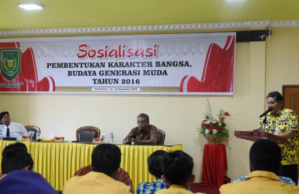 Asisten I Buka Pelatihan Pembentukan Karakter Bagi Generasi Muda
