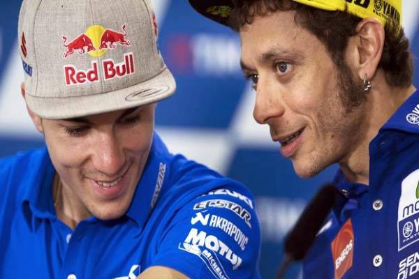 Marquez Ragukan Hubungan Baik Rossi-Vinales di Yamaha Awet