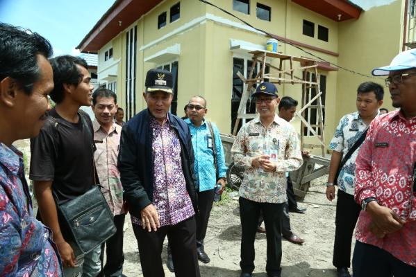 Tinjau Progres Pembangunan di Kecamatan Tebingtinggi Timur, Wabup Said Hasyim Minta Pengerjaan Tuntas Sesuai Target