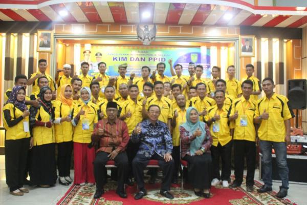 Bupati Inhil Kukuhkan 40 KIM Indragiri Hilir