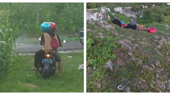 Dikira Kecelakaan, Pasangan Ini Guling-guling di Bukit, Nggak Taunya Lagi Begituan