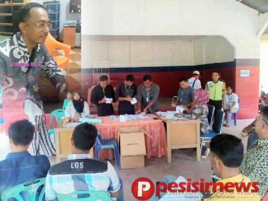Sardi, Ketua Panitia Pilpeng Kepenghuluan Bagan Sapta Permai : H Sutejo S.Pd Raih Suara Terbanyak
