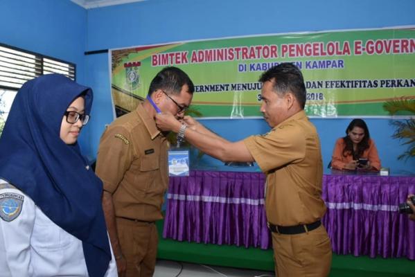 Diskominfo Kampar Adakan Bimbingan Teknis Administrator Pengelola E-Goverment