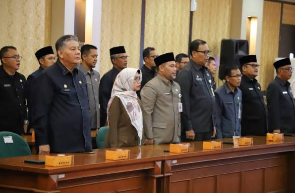 Pj Bupati Herman Lantik Pejabat Sekda Inhil Ery Putra