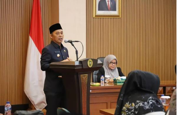 Pj Bupati Herman Lantik Pejabat Sekda Inhil Ery Putra