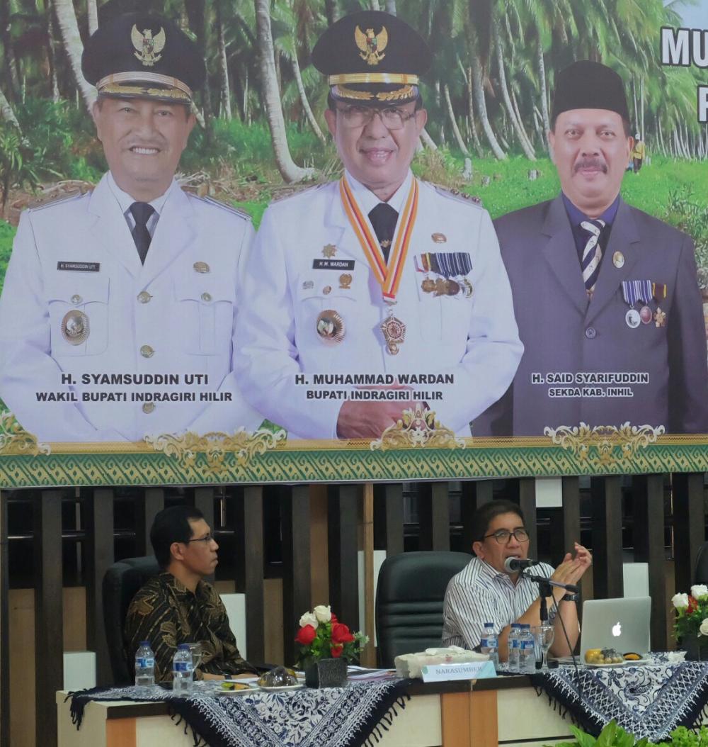 Wakil Bupati Buka Musrenbang RKPD Kabupaten Inhil Tahun 2020