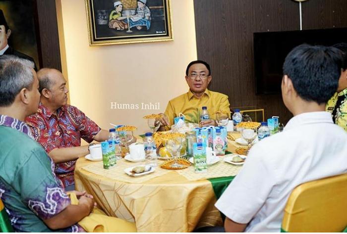 Bupati HM.Wardan "Lanjutkan Pembangunan RSUD Puri Husada"Pemkab Inhil didampingi LKPP