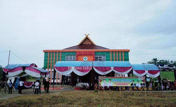 Bupati Wardan Resmikan Puskesmas di Keritang Hulu, yang ke-30 di Inhil