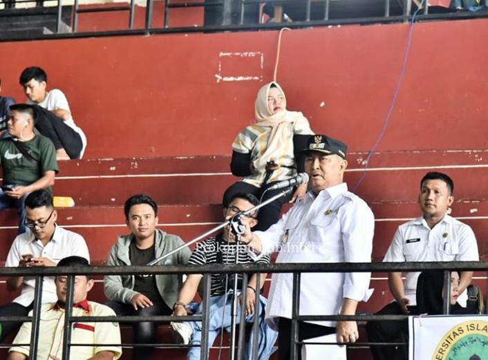 Wakil Bupati Inhil H Syamsudin Uti Buka Turnamen Futsal Indra Cup 2020