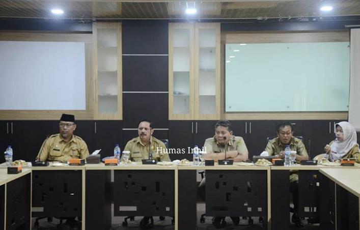 Sekda Said Syarifuddin Pimpin Rakoor di Lingkungan Sekretariat Daerah Kabupaten Indragiri Hilir.