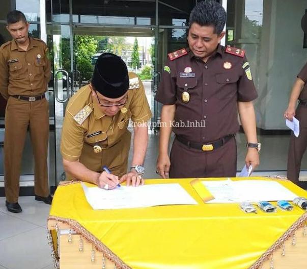 Kembalikan Aset Pemda, Bupati HM.Wardan Gandeng Kejari Inhil