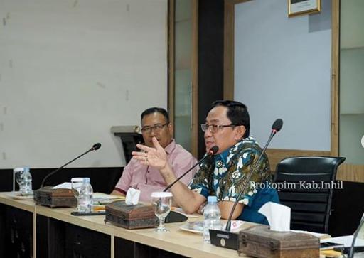HM Wardan Memimpin Rapat TAPD Tentang Kebijakan Penanganan Penganggaran Covid 19