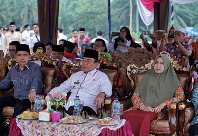 Bupati Wardan Resmikan Puskesmas di Keritang Hulu, yang ke-30 di Inhil