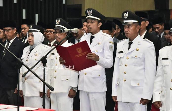 Wakil Bupati Inhil Lantik 333 Dan Mengukukan Pejabat Eselon IV 