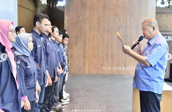 Wabup H.Syamsuddin Uti, Lantik Pengurus HIPPMIH Jakarta Periode 2020-2021, Mahasiswa Harus mampu menjadi Agen perubahan. 