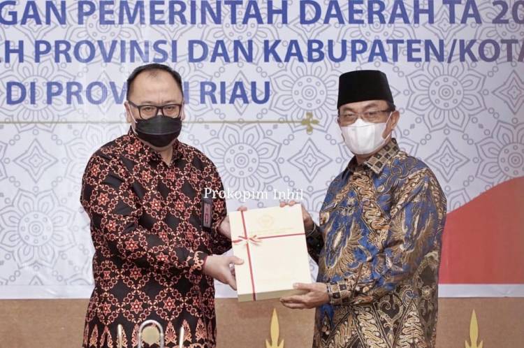 Pemerintah Kabupaten Indragiri Hilir Terima 5 Kali Berturut Turut WTP Dari BPK RI Perwakilan Riau