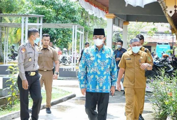 Bupati Indragiri Hilir HM Wardan Peringati Hari Otonomi Daerah Ke XXV Secara Virtual