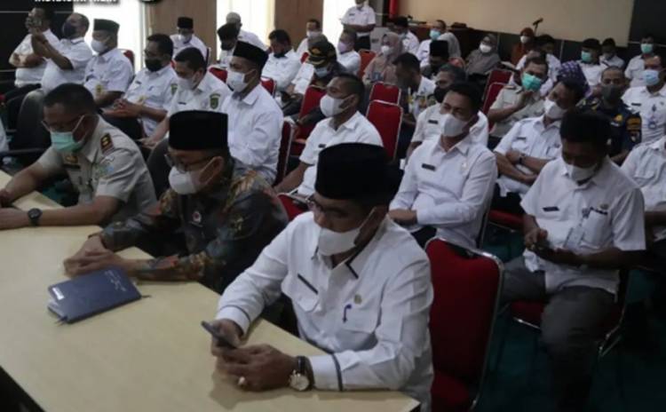 Bupati HM.Wardan Pimpin Rapat Menghadapi Bulan Ramadan dan Peringatan Hari Raya Idul Fitri 1444 H