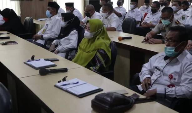 Bupati HM.Wardan Pimpin Rapat Menghadapi Bulan Ramadan dan Peringatan Hari Raya Idul Fitri 1444 H