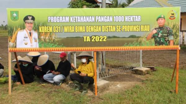 Bupati HM. Wardan: Pemkab Inhil Siap Menyukseskan Program Ketahanan Pangan 1000 Hektar