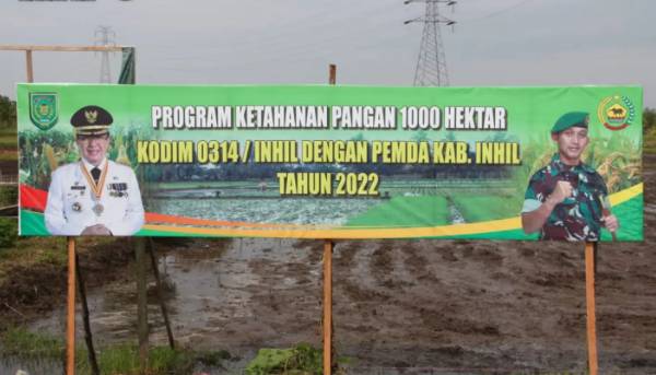 Bupati HM. Wardan: Pemkab Inhil Siap Menyukseskan Program Ketahanan Pangan 1000 Hektar