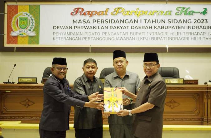 Di Bulan Penuh Berkat DPRD Inhil Taja Paripurna ke-4 Tahun 2023 pada Ramadhan ke-12