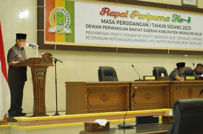 Di Bulan Penuh Berkat DPRD Inhil Taja Paripurna ke-4 Tahun 2023 pada Ramadhan ke-12