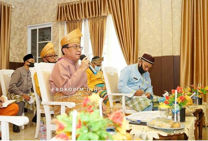 Bupati Inhil HM Wardan Jadi Narasumber Diskusi Online dengan Sawit Watch 