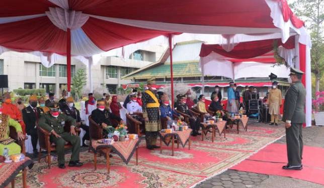 Wakil Ketua DPRD Kab Inhil Andi Rusli Ikuti Apel Hut Kemerdekaan RI Ke 76
