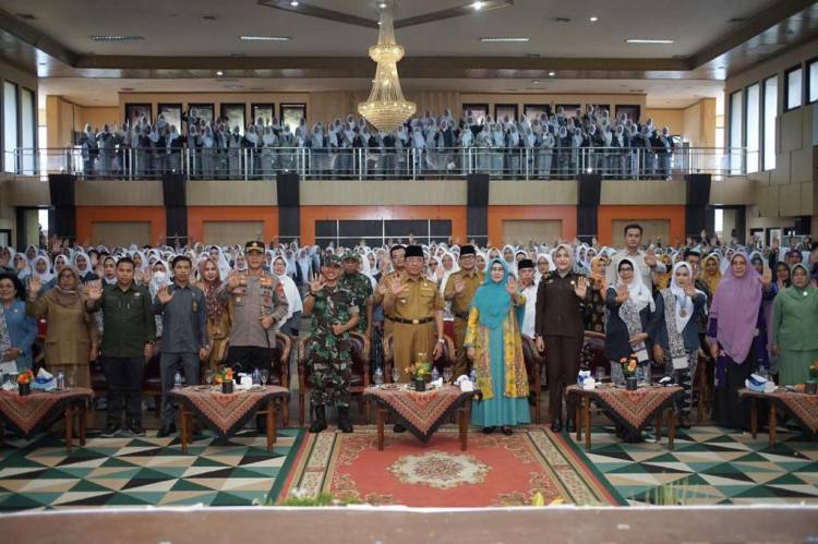 Hadiri HUT IBI ke-71, Bupati Berharap IBI Lebih Berperan dalam Menekan Angka Stunting di Inhil