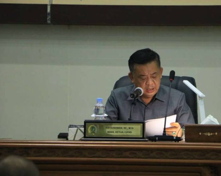 DPRD Inhil Rapat Paripurna Ke 10 Masa Sidang II Tahun 2023 Tentang Rancangan Umum