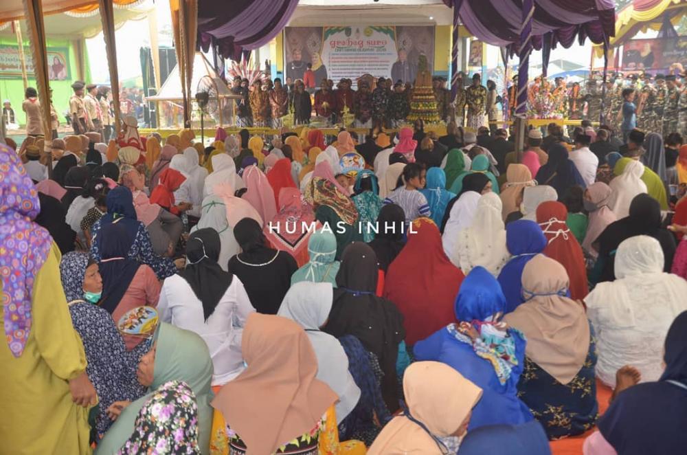 Bupati Indrgiri Hilir HM Wardan Hadiri Grebek Suro dan Kirab Budaya