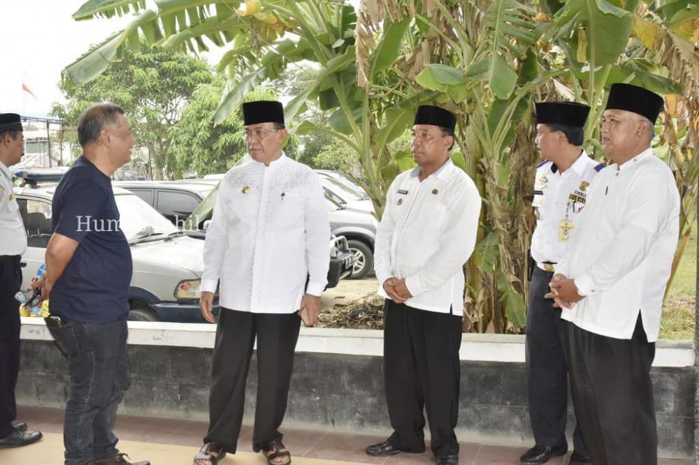 Usai Sholat Istighosah Bupati Sempatkan Berkunjung Ke Lokasi MTQ 
