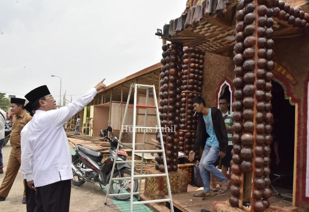 Usai Sholat Istighosah Bupati Sempatkan Berkunjung Ke Lokasi MTQ 