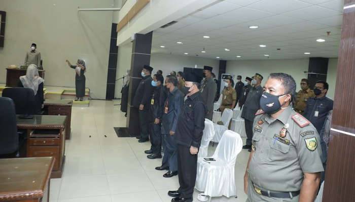 DPRD Dan Bupati Kabupaten Indragiri Hilir Tanda Tangani KUA dan PPAS APBD Tahun Anggaran 2022