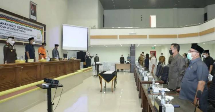 Dewan Perwakilan Rakyat(DPRD) Kab Inhil Memorondum Of Understanding(MOU)