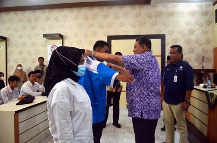 Bupati Inhil Buka Pelatihan Berbasis Kompetensi Gel. 1 Program Pendidikan dan Pelatihan Vokasi UPT BLK Disnakertrans Kab. Inhil