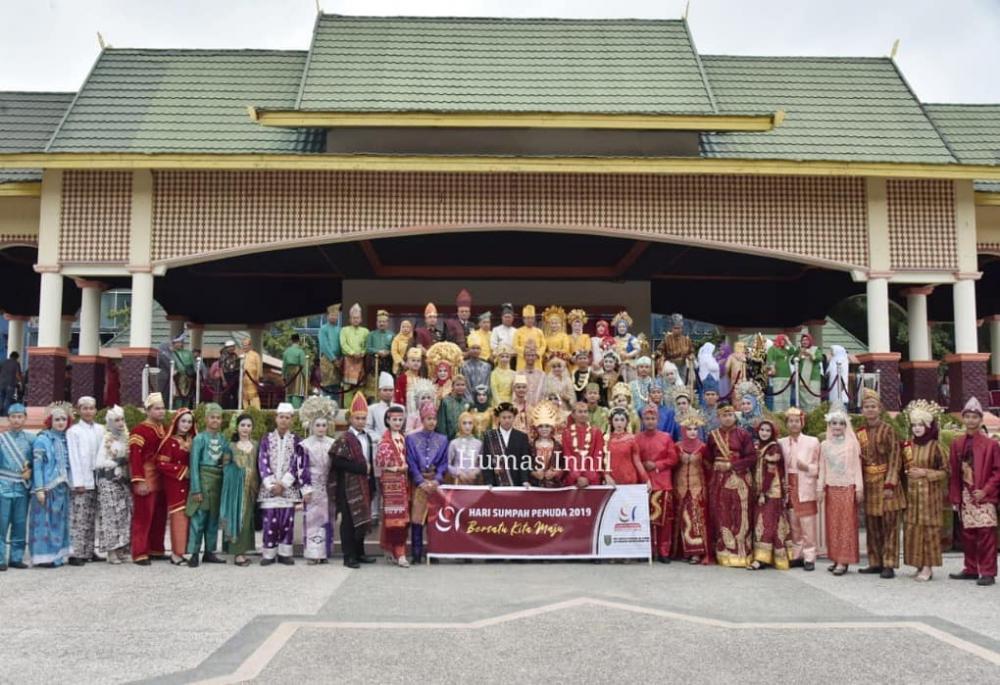 Bupati Indragiri Hilir HM Wardan Pembina Upacara Pada Hari Sumpah Pemuda Ke - 91