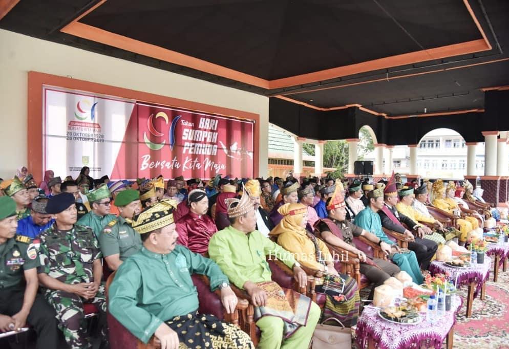 Bupati Indragiri Hilir HM Wardan Pembina Upacara Pada Hari Sumpah Pemuda Ke - 91