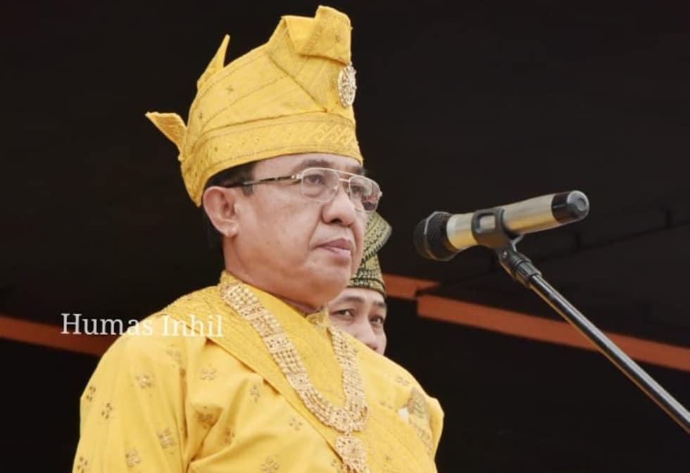 Bupati Indragiri Hilir HM Wardan Pembina Upacara Pada Hari Sumpah Pemuda Ke - 91