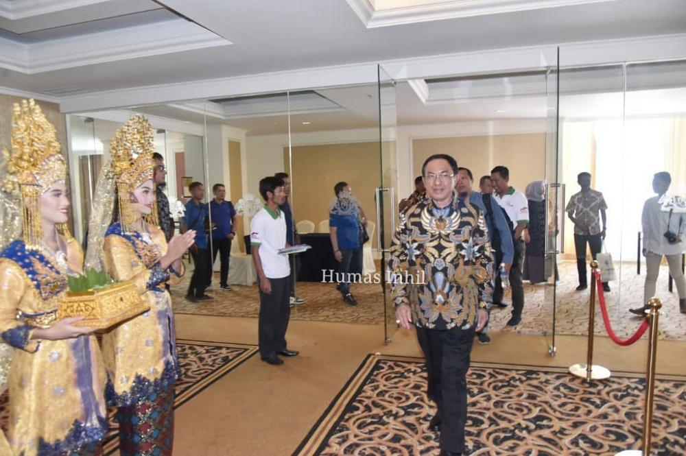 Bupati Inhil HM Wardan Dengan Kampung Berseri Mampu Meningkatkan Perekonimian Masyarakat