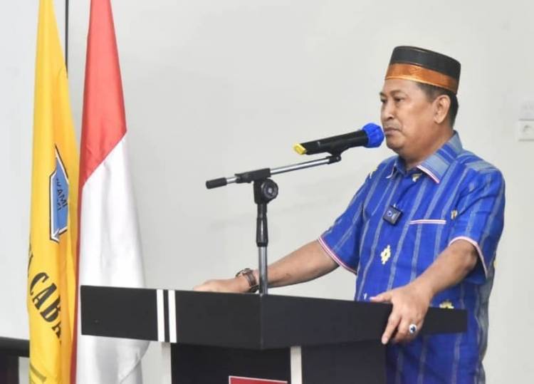 Wabup H.Syamsuddin Uti Hadiri Pelantikan IKAMI Sul-Sel Priode 2021 - 2022 Cab.Inhil