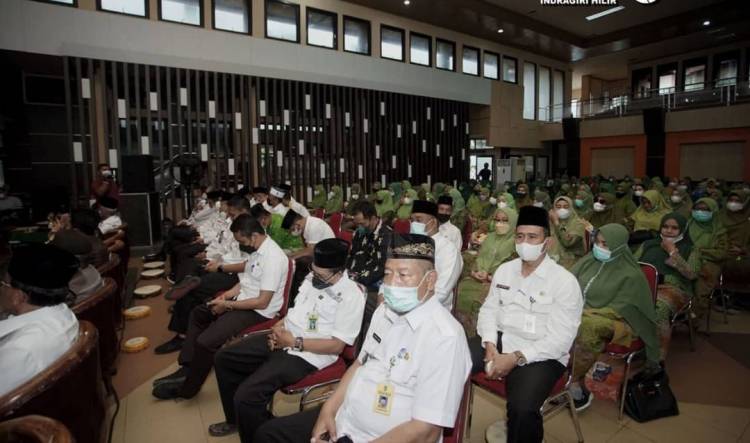 Bupati Inhil Hadiri Peringatan Harlah Muslimat NU ke 75