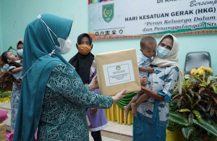 Setda InhilDrs. H. Afrizal, MP Hadiri Peduli Keluarga Gizi Buruk dan Keluarga Gizi Kurang