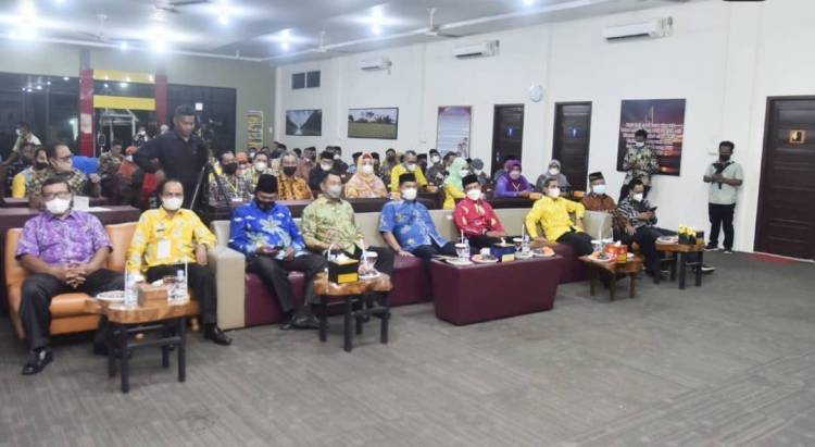 Wabup inhil H.Syamsuddin Uti Membuka Perlombaan dan Pertandingan dalam Rangka HUT Ke-76 PGRI dan HGN 2021