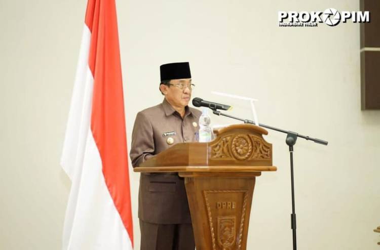 Rapat Paripurna Ke-21 DPRD, Bupati HM Wardan Sampaikan Pidato Penjelasan Ranperda APBD TA 2022