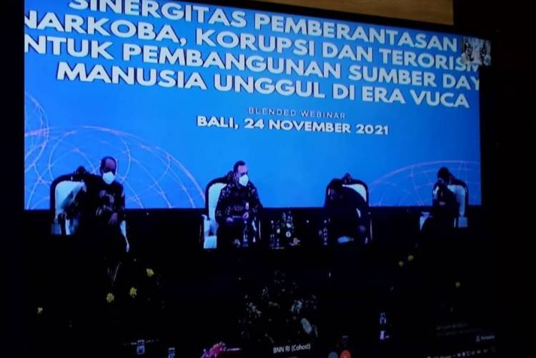 Bupati Inhil Hadiri Diskusi Panel Bersama BNN, KPK, dan BNPT